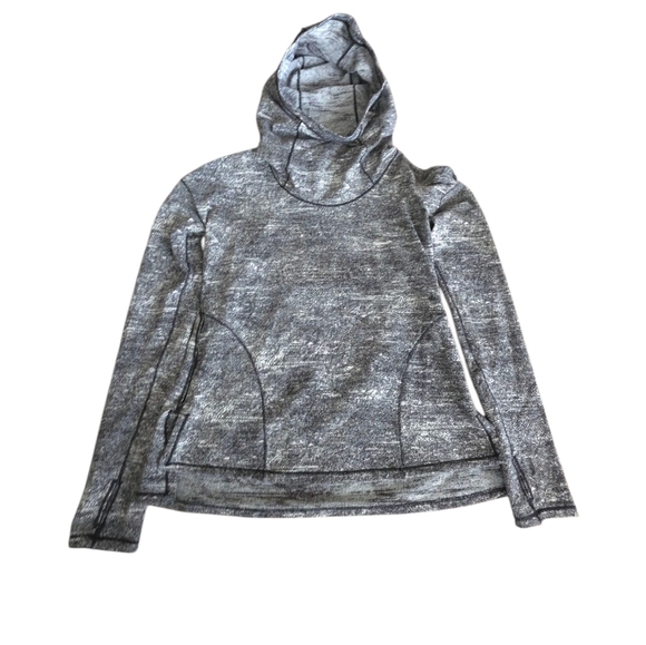 Lululemon Forever Endeavour Long Sleeve Rush Jacquard Black White Size 2 - Picture 3 of 16